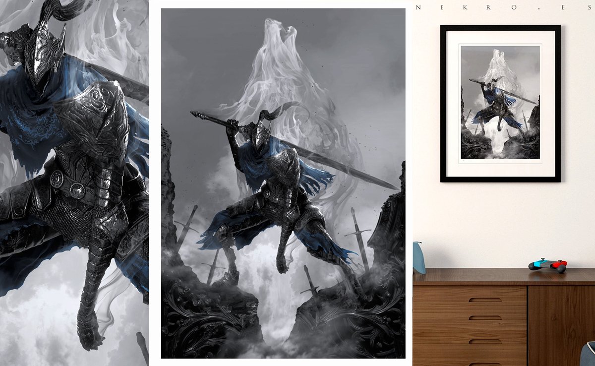 My official prints for  The Witcher, Alien, Batman and Dark Souls
Limited and high quality
links in the comment below 