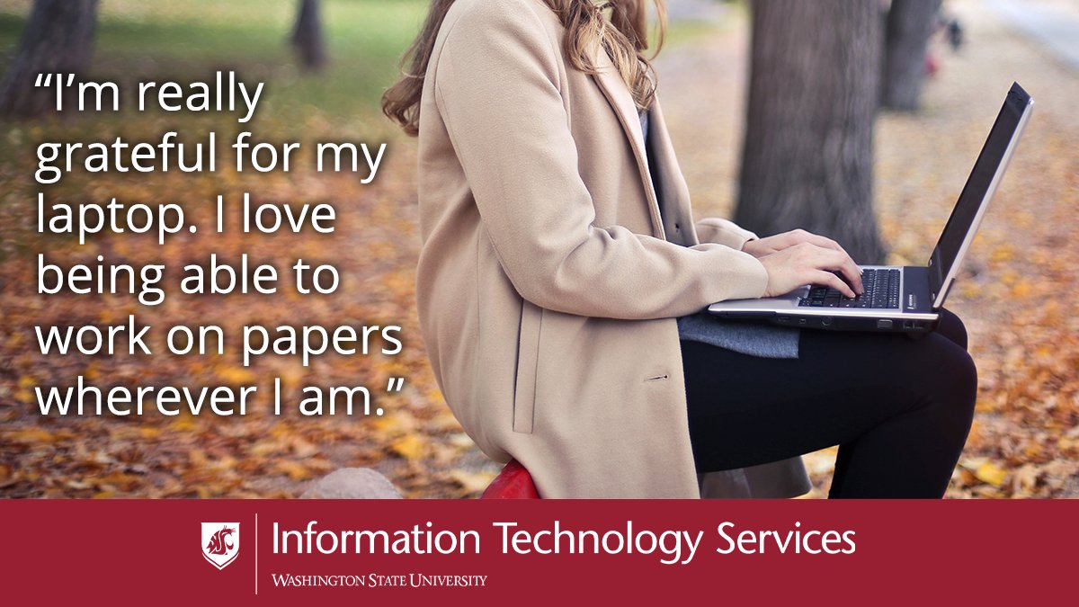 itswsu's tweet image. ITS asked Cougs what kinds of technology they&apos;re thankful for this month. How about you? #ThankfulForTech #GoCougs