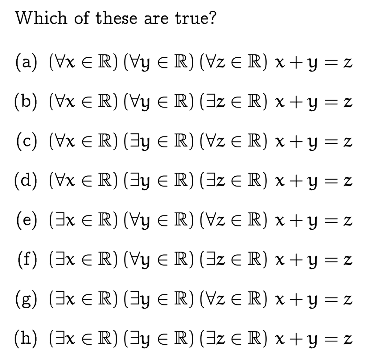 Andrej Bauer I Once Put This Problem On A 1st Year Midterm Exam Thinking It Would Be Easy It Was A Massacre