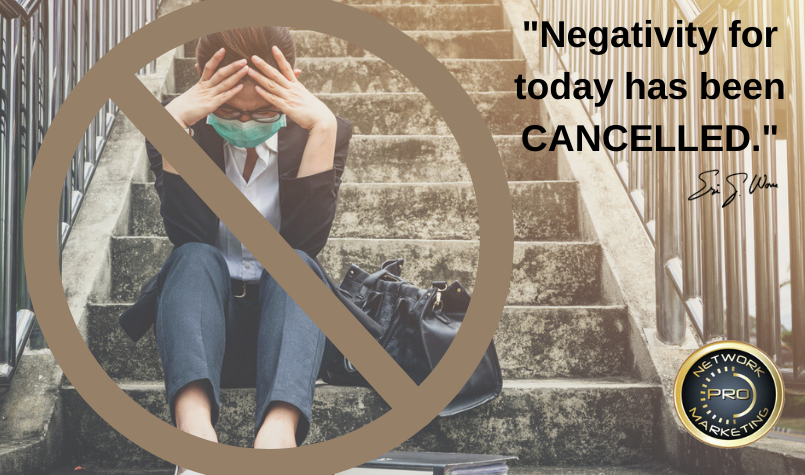 I want to encourage you to keep a positive #mindset.

It's so easy to get caught up in the negativity of the world.

We all have a lot going on, but it's our responsibility to think about what we're thinking about, for our own #mentalwellbeing. 

Cancel the negativity for today!