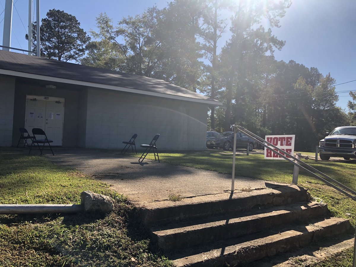 At the 4-Sontag precinct, serving 457 registered voters, there was a line this morning, very unusual for them. 85 had already voted by about 9:30am. At NOLA, one man showed up at 6am to vote. They’d had about 12 total by 10am. In past elections they’d get about 12 for the day.