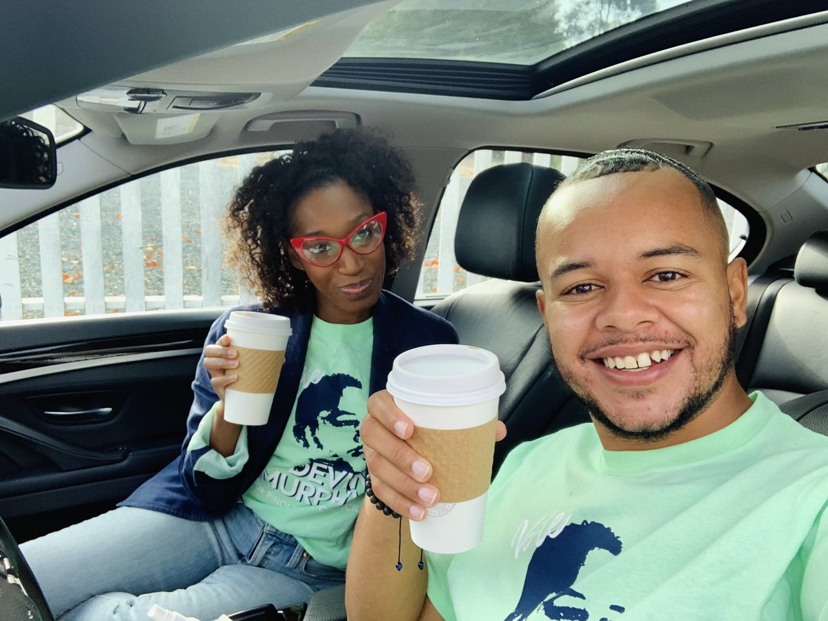 Get up, get out, and go vote! 

Thank you @EastBayCoffee for the delicious coffee this morning &amp; for encouraging our community to vote! 

Show your “I Voted” sticker and you get a free coffee today and only today! #MurphyforPinole #visitpinole #ElectionDay