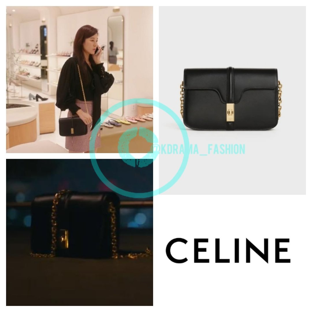 Kim Ha-Neul carried CELINE Chain Bag 16 In Satinated Calfskin $2,750 in 18 Again Episode 14. #kimhaneul #김하늘 #18어게인 #드라마패션 #셀린느 #CELINE #18again #kimhaneulstyle...