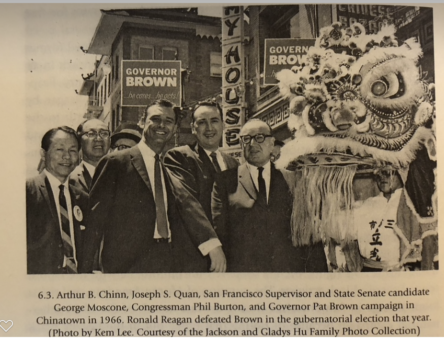 Some fun action shots of Chinese Americans stumping + hobnobbing w/political candidates 1960s (h/t  #twitterstorian  @BrooksProf!)