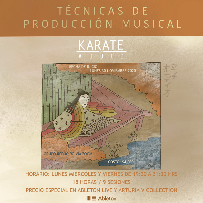KarateAudio's tweet photo. El lunes 30 de noviembre empezamos con nuevo curso de "Técnicas de Producción Musical", éste está pensando para las personas de nivel básico e intermedio. 🥋👊

¡Aparta tu lugar ya y cualquier duda no dejes de escribirnos.

Aprende el arte de la producción en Karate Audio 🙏 https://t.co/CAWt1dUAIK