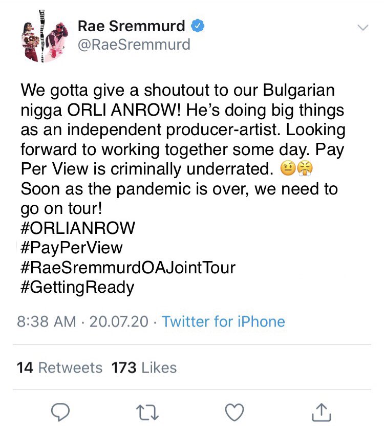orlianrow's tweet photo. Listen to my song “Pay Per View”
⬇️
https://t.co/NLQcQmqBba
❗️Big thanks to the @RaeSremmurd @SwaeLee @Jxmmi , it’s undeniable I’m a big deal people❗️🙏🔥😱
#ORLIANROW
#DebutDoubleAlbum💽💽 
#BackInTimeToNow💽
#AcclaimedByThePeople💽
#PayPerView
#монтанскипустинякonthetrack🇧🇬 https://t.co/XPyoBInJ1E