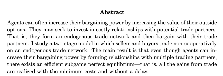 Soomin JungJMP: "Endogenous Networks of Trade"Website:  https://sites.google.com/view/soominjung/
