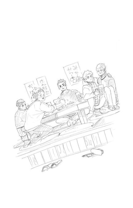 alcohol mention , hq spoilers
.
.
.
.
 .
.
oh my goodness... is suga like....... a stupid drunk 