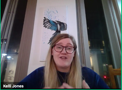 UNISONdm's tweet photo. "Flexible working should be a day one right for all employees"Kelli Jones from the @EHRC addressing tonight's 'Influencing the Disability Strategy' webinar https://t.co/lf7hL3HGkQ