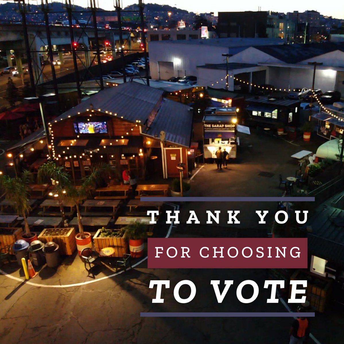 We all know what's at stake in this election. ⁠
We trust you've raised your voice!⁠
So we'll spare you the inspirational quotes and urgent appeals... THANK YOU for voting!⁠
⁠
#vote #somastreatfoodpark