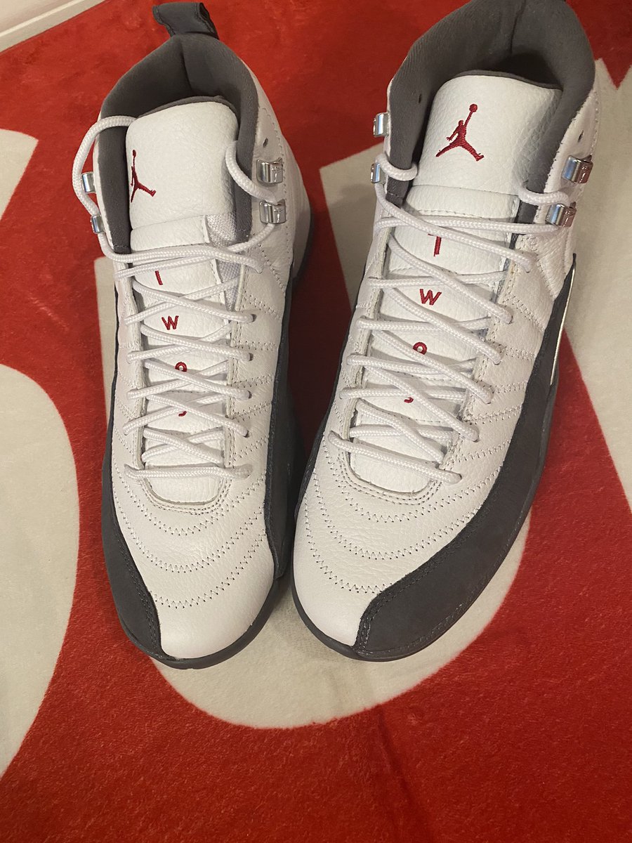 Overratedplug's tweet image. Air Jordan 12 Retro White Dark Grey 🔥📦

#OverRated | The Best
