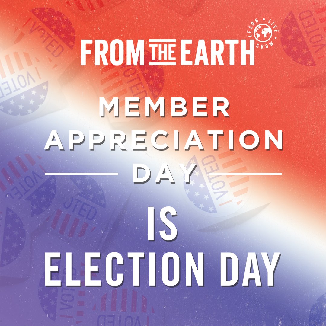 Have you exercised your right to vote? Come show us your "I Voted" sticker! 😉

P.S. We're closing at 6pm so we can vote. See you soon!

#FromTheEarth #ElectionDay2020 #FTEMemberAppreciationDay #FTEMAD #GoVote #ShowUsYourSticker #IVoted #LongBeach #SantaAna #PortHueneme #FTEFam