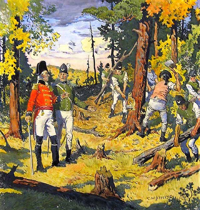 3. There was only one place to vote in each riding, and the ridings were huge. Settlements were scattered, with few roads linking them together. The roads that did exist were often nearly impassable, just roughly hewn passages through dense forests.