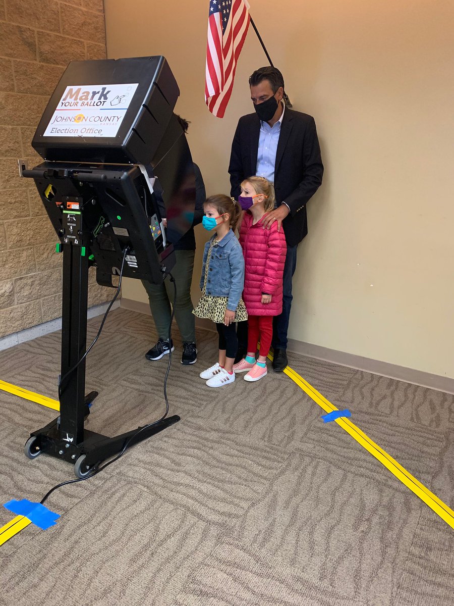 kevinyoder's tweet image. We went the old fashioned route and carried on our tradition of voting in person as a family. In spite of its flaws I still believe in our American system of democracy. We are proud to pass along these traditions and responsibilities to the next generation. Happy Election Day!