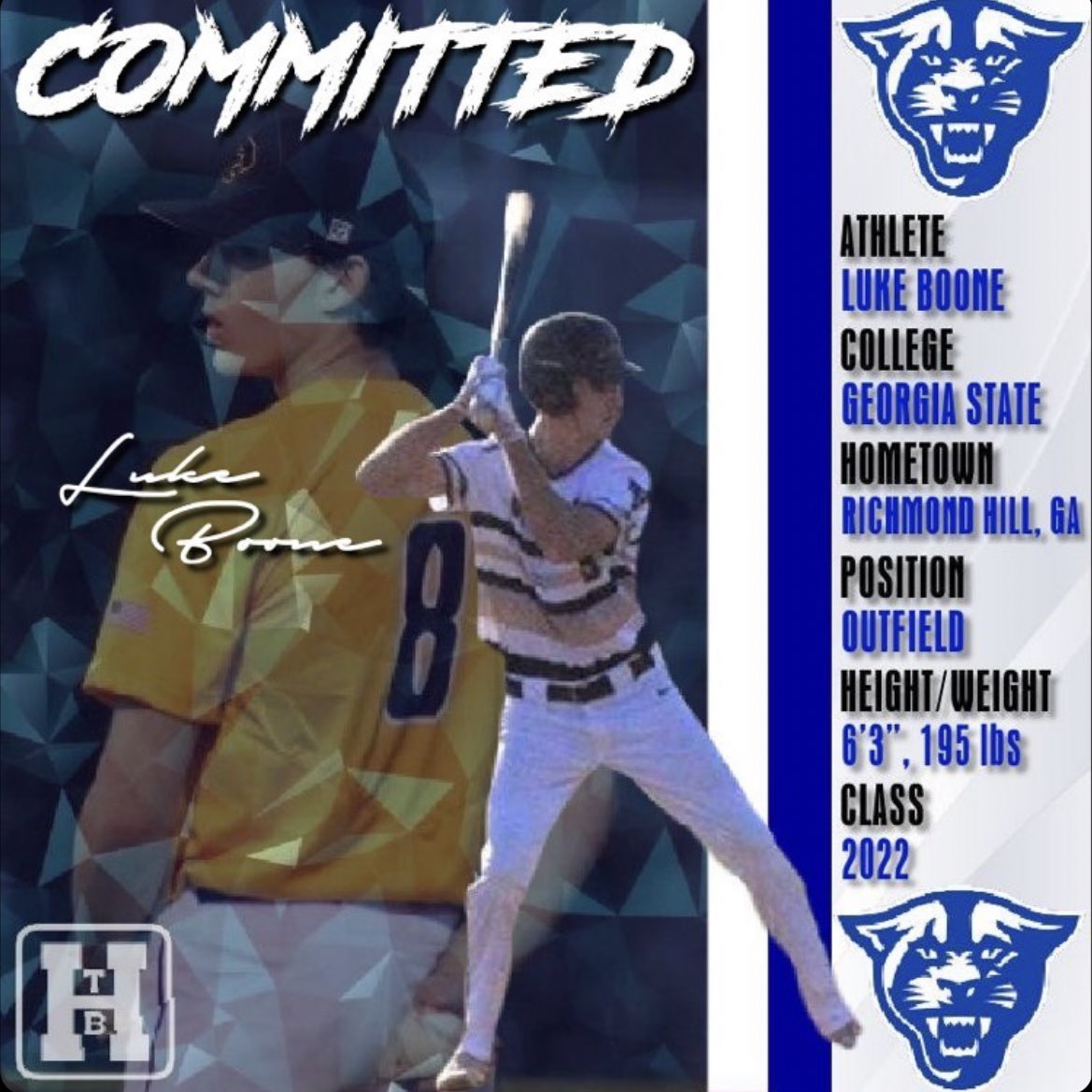 I’m excited to announce that I have committed to Georgia State University! I would like to thank my parents, God, and coaches who helped me get where I am! GO PANTHERS!!🔵⚫️@GaStateBaseball <a href="/GameonV/">Georgia Vipers 2022</a> <a href="/RH_Wildcat_Base/">Richmond Hill Wildcat Baseball</a> <a href="/TheBigGuyWJCL/">Frank Sulkowski WJCL</a>