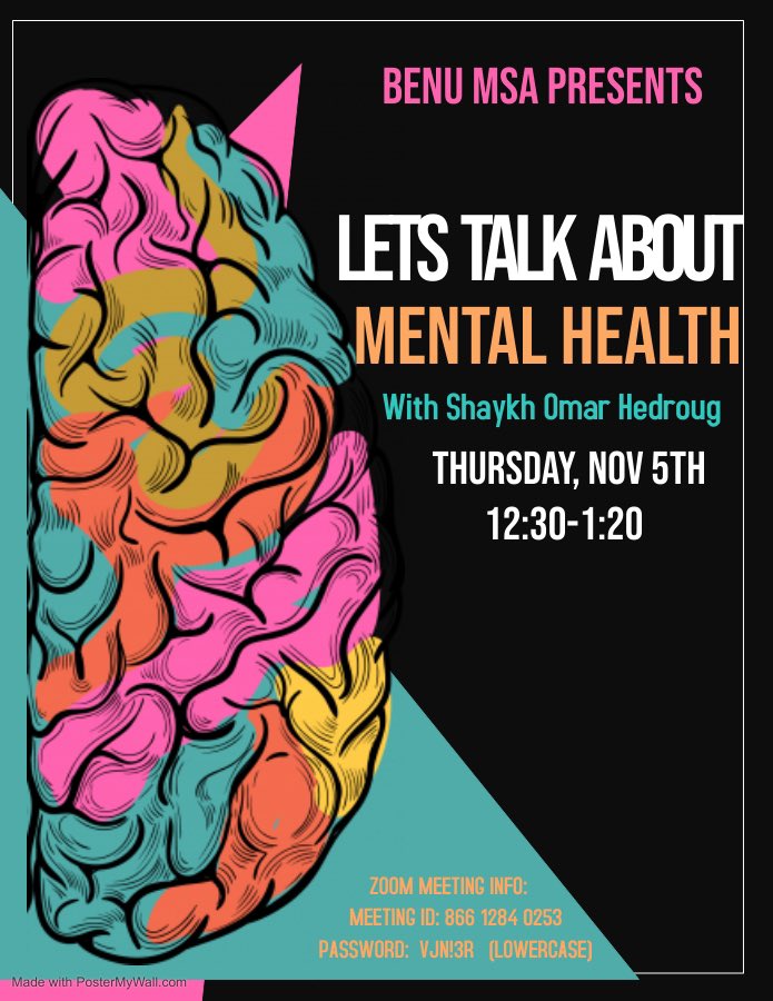 BENUMSA's tweet photo. Make sure to logon and join us as we discuss mental health! https://t.co/IM2TTWyYtB