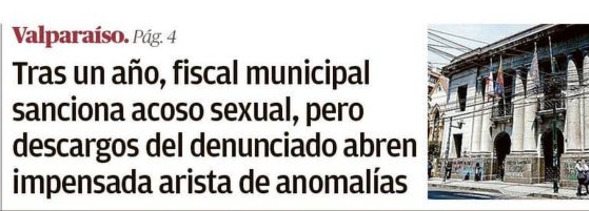 No me interesa para nada comentar el escándalo del día en el <a href="/MunicipioValpo/">Muni Valparaíso</a>...
Pero bueno, YA QUE INSISTEN ... (abro otro hilo de aquellos)