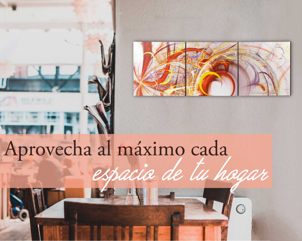 Aprovecha al máximo cada espacio de tu hogar.
Mod. Art abstract
Cuadros decorativos de acrilico.
Incluye: 3 piezas

Medidas:
40 x 40cm. c/u.
Adquiérelos aquí:
whatshome.net/link/store/ROOT