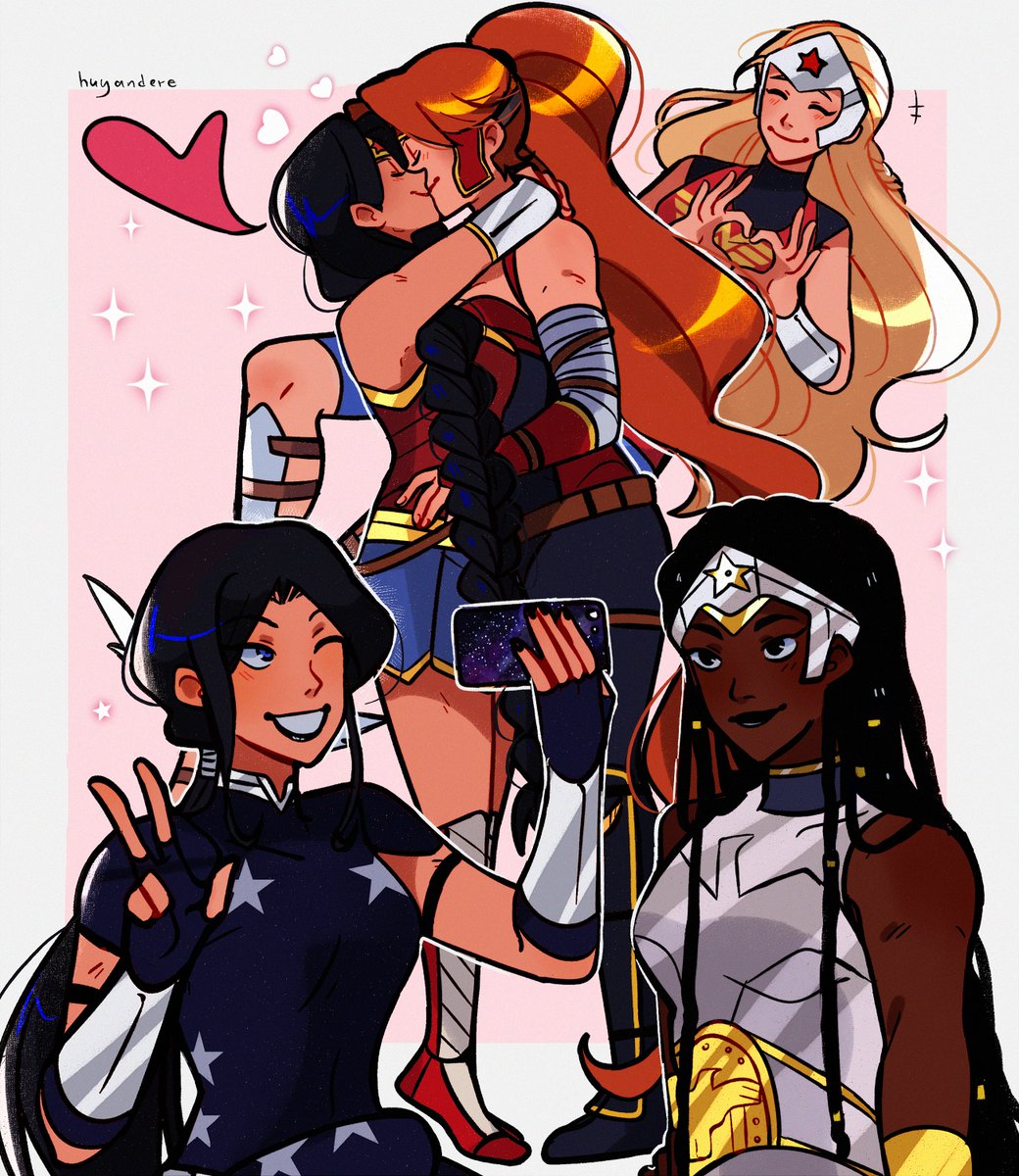 huyandere's tweet photo. a very lovely wonderfam commission for @overseer195!β€οΈ
#earth195 #amazoncorps #artemisofbanamighdall #artemisgrace #wonderwoman #donnatroy #nubia #cassiesandsmark #wondergirl https://t.co/0ZGqw3JQzK