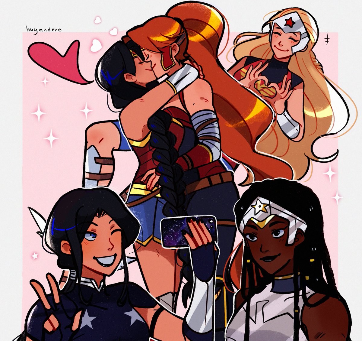huyandere's tweet photo. a very lovely wonderfam commission for @overseer195!β€οΈ
#earth195 #amazoncorps #artemisofbanamighdall #artemisgrace #wonderwoman #donnatroy #nubia #cassiesandsmark #wondergirl https://t.co/0ZGqw3JQzK