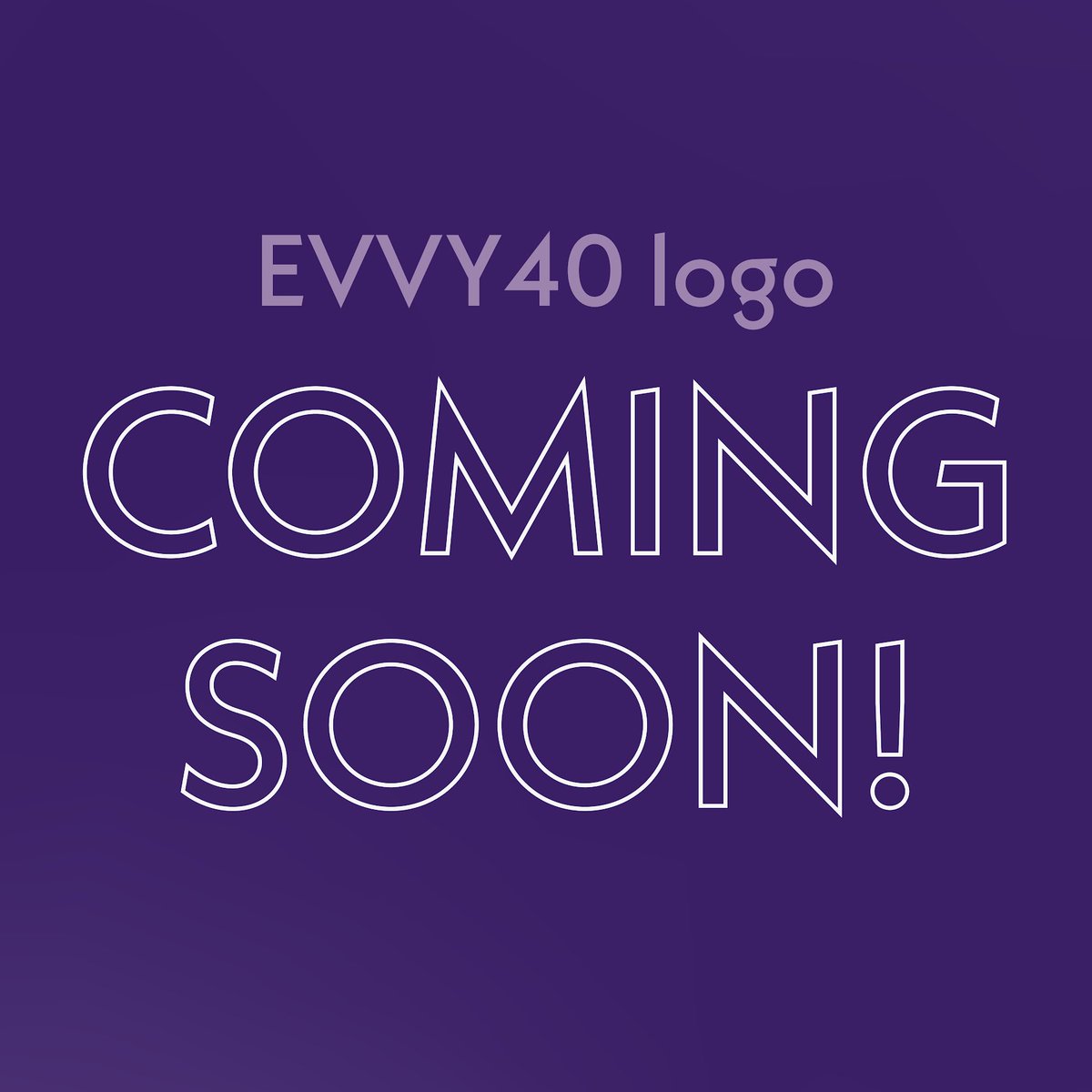 TheEVVYs's tweet photo. New year means new logo! Are you ready??? #EVVY40 logo reveal is coming soon 💜 https://t.co/ke9u8Np17a