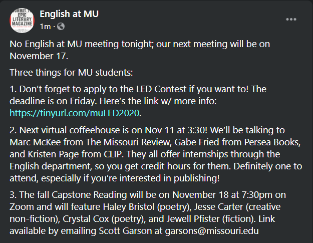 English@MU (@englishatmu) on Twitter photo 