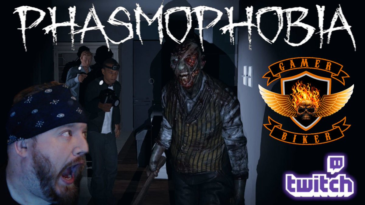 The_Gamer_Biker's tweet photo. Tonight, Biker streams with @AmethystGameGrl for some #Phasmophobia 8PM EST on #Twitch!  Be sure to join the fun!

https://t.co/jwSKFjDgW7

#twitchtv #TwitchTVGaming #twitchaffiliate #TwitchAffilate #PhasmophobiaGame @Quickest_Rts @TwitchSharing @ShoutGamers @twitchtvhost https://t.co/NWCSU3OkcA