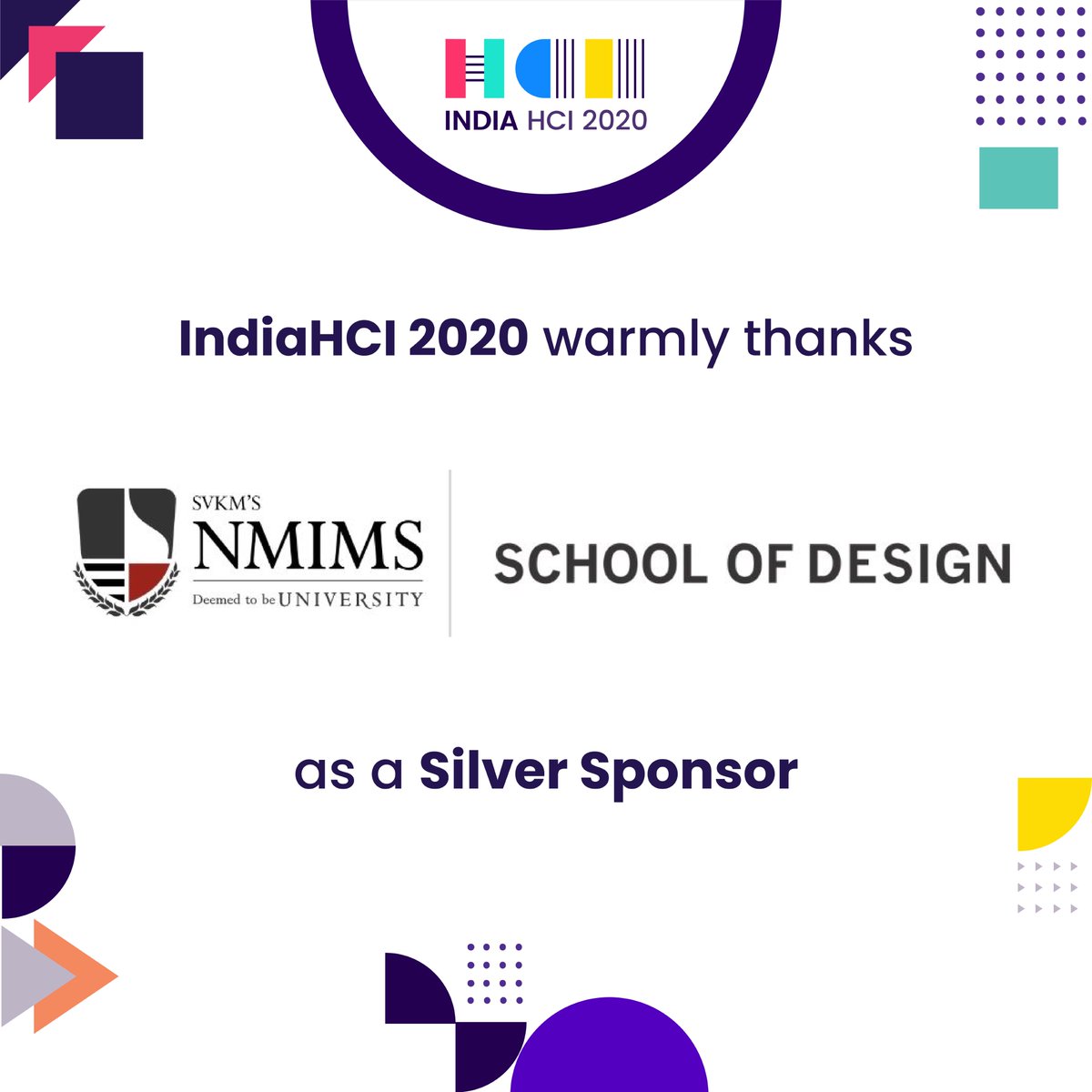 IndiaHCI_'s tweet photo. IndiaHCI 2020 is truly a community-supported event. We thank all our Sponsors- @copods, @balsamiq, NMIMS School of Design, @Techved and Friends - https://t.co/hK9XXV0GSM and @frogdesign for their warm support.
#InHCI20 #IndiaHCI #UX #Design #HCI #Reasons4IndiaHCI2020 https://t.co/17w8Cx7Dtn