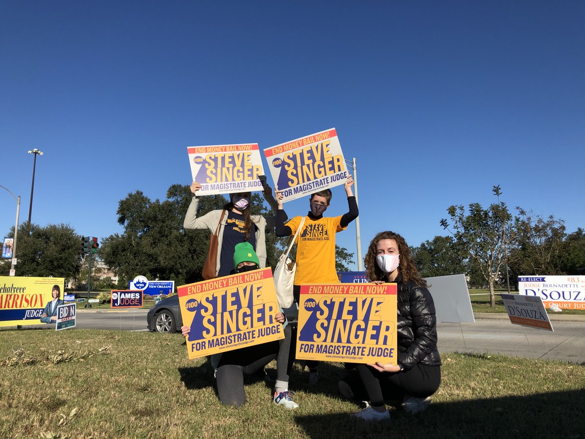 People having fun.  Making their voices heard.