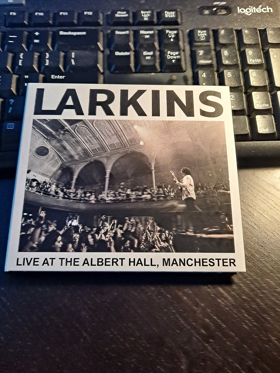 drachac's tweet image. My @larkins CD just arrived so now I don't have to spend Election Day doomscrolling on Twitter or flipping around to various news outlets