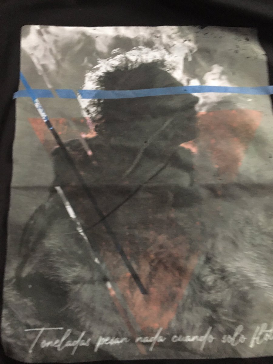 ZiiiiiL87's tweet photo. Me regalaron una remera de #MartinCarrizo para ayudar al tratamiento, me llego hoy. Es hermosa y de calidad impecable. @BlituZ Gracias!! @cerati @benjacarriizo #VolveraMartin 💪💪
“Toneladas Pesan Nada Cuando Solo Flotas” ♥️ https://t.co/DuHObnSxgg