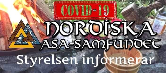 AsaSamfundet's tweet photo. Det är med vemod vi åter igen ser oss nödgade att lägga alla planer på öppna blot och sammankomster på is.
Vi hoppas på förståelse och på gemensamma krafttag för att komma ur detta än starkare.
Så, tills vidare är alla öppna offentliga NAS-blot och evenemang inställda.

Vid Oden! https://t.co/suRupmk0rK