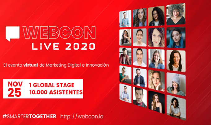 camcoelectronic's tweet photo. Este 25 de noviembre llega #WEBCON2020 para aprender sobre el mundo digital. Conéctate a este evento gratuito y 100% virtual con conferencistas de marcas líderes del sector que hablarán sobre innovación, creatividad, marketing y tecnología. Regístrate en https://t.co/R0exwworiK https://t.co/Mt6eRZX28z