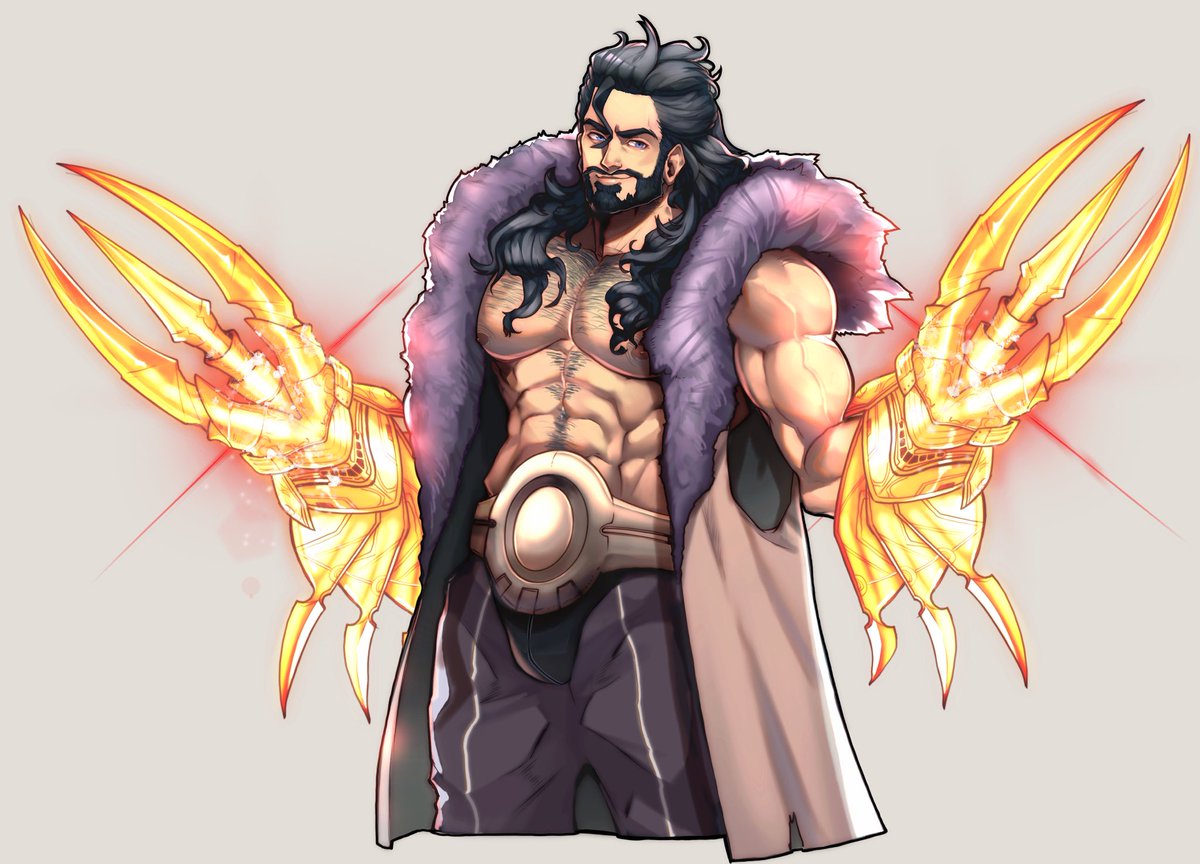 art_cerealex's tweet photo. Redesigned timeskip Balthus for fun!

#FireEmblem #fe3h #balthus #feh #bara https://t.co/5abyCTM254