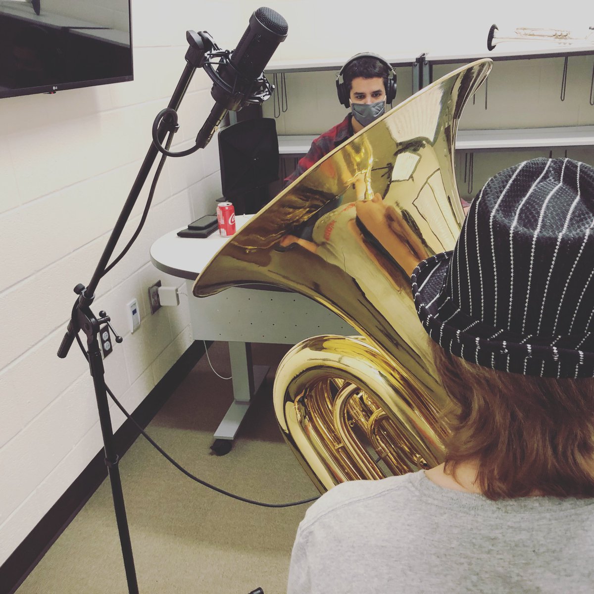 All-Region audition recordings today. Good luck to all students! #ILuvTitanBand