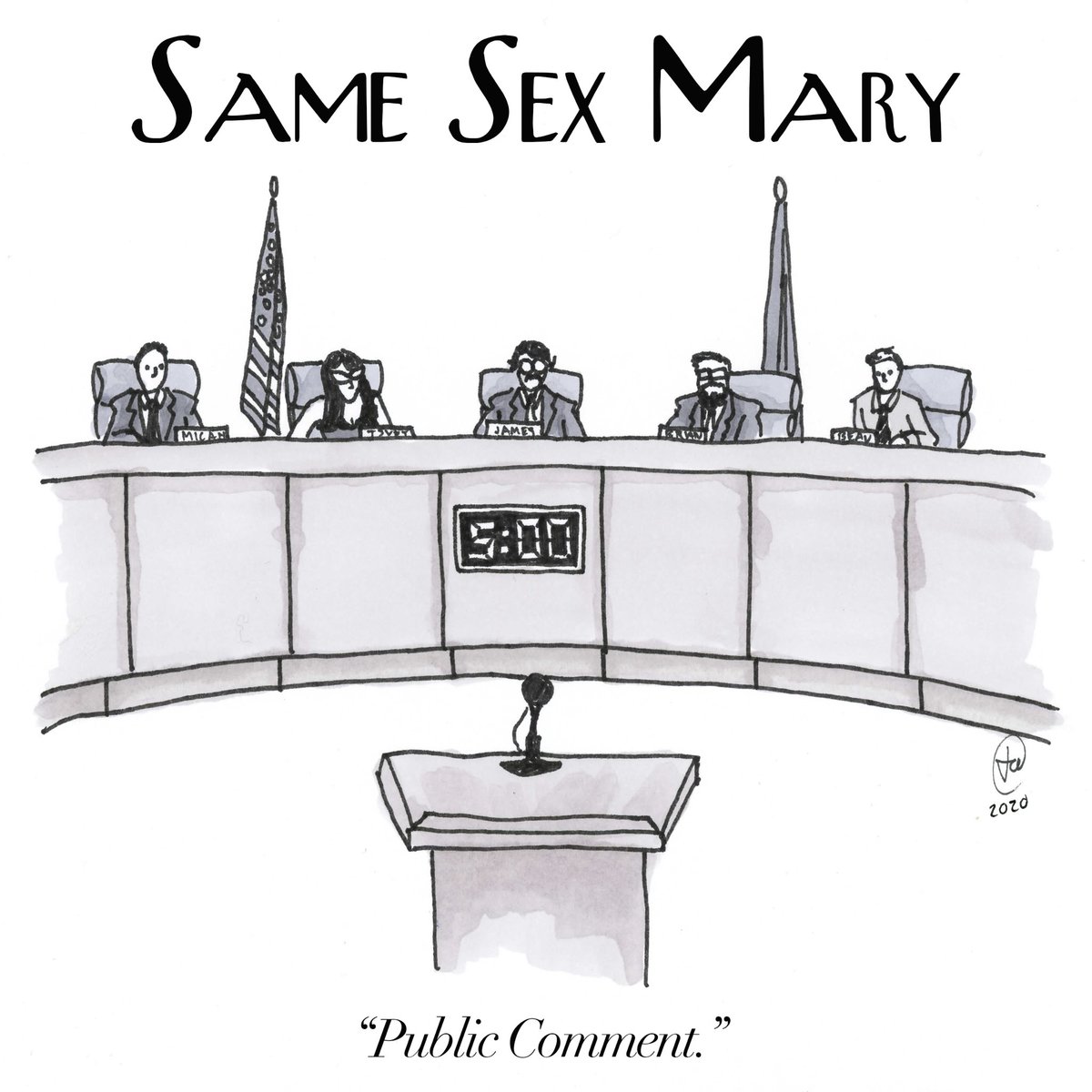 SameSexMary's tweet photo. Dropping EP’s on Election Day like it might be our last one. 📣🗳▶️ 
https://t.co/mIFbnYLxgb
#vote #vote2020 #samesexmary https://t.co/tML2Qvjfv9