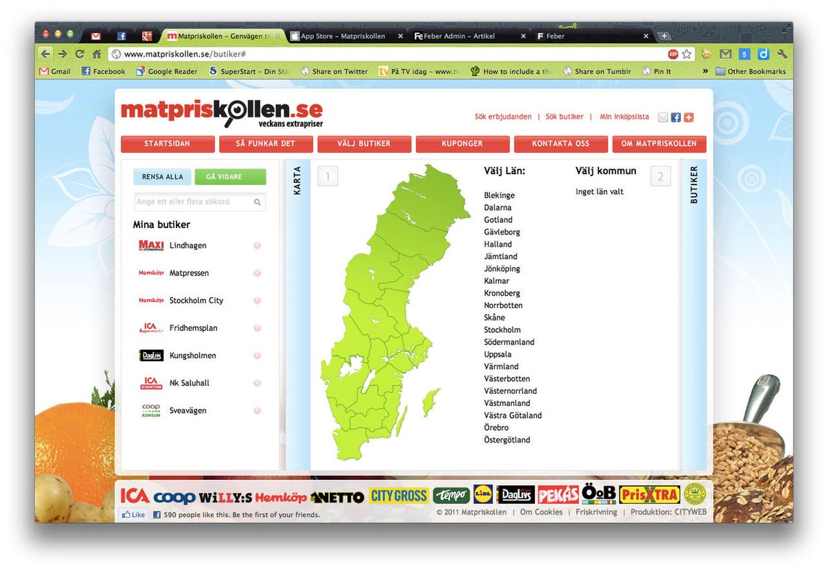 17.3. En lite nyare variant är att använda appen Matpriskollen (eller webbsidan) där du väljer dina lokala butiker, och helt enkelt håvar in rabattkuponger, extrapriser och jämför priser på saker mellan butikerna. För en stor familj är det många tusenlappar per år att spara här.