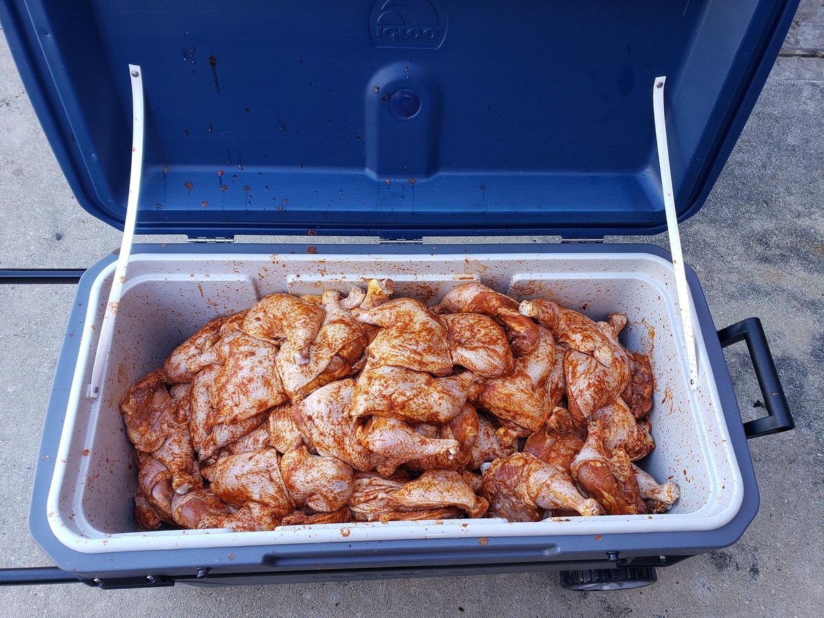 larrynstafford's tweet photo. My boys down at the power center with that pit smoking and giving out sandwiches to people who are voting to save our country #Shawtty’sBBQ... https://t.co/pQDCYiz5Bp