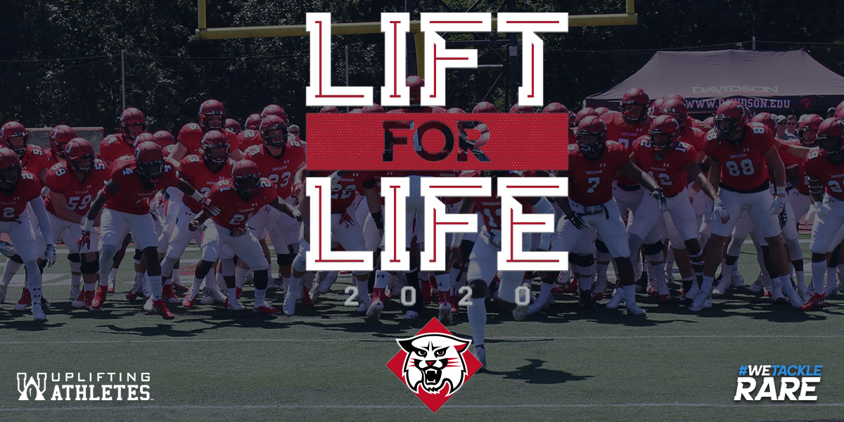 UpliftingAth's tweet photo. @DavidsonFB Is dedicating their November 12th workout to supporting the #RareDiseaseCommunity with their 2020 #LiftForLife event!

Pledge or Donate today and together #WeTackleRare!

▶️https://t.co/zJa6RLfI60◀️ https://t.co/KNp0zDl0fi
