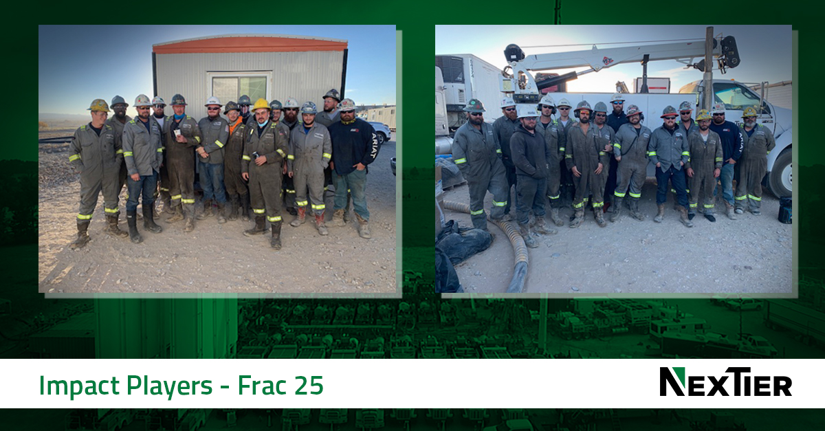 Huge congrats to our Frac 25 team for achieving incident-free, record-breaking performance on a critical remote job! It took a team effort by our safety, logistics, maintenance and ops groups to make this campaign a success!