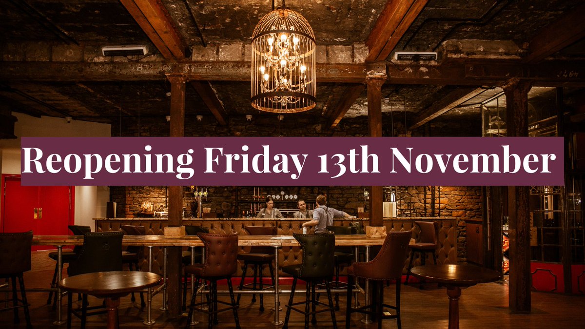 Following on from @fmwales announcement on Monday 2nd November - Culleys Kitchen and Bar will reopen on Friday 13th November at 15:00. 🎉

Read more on on our precautions and view the latest information regarding COVID-19 below 👇🏼

bit.ly/3oTDkSN

*Guidance applies.