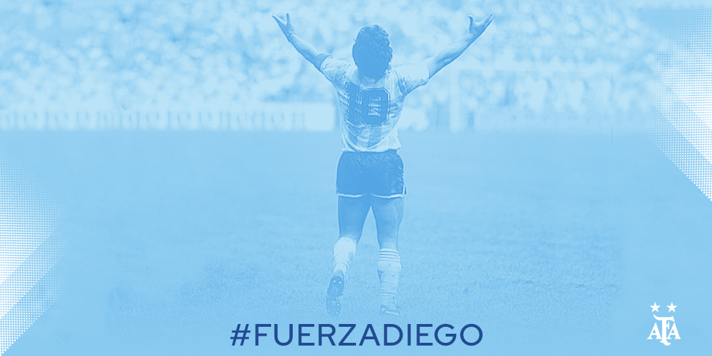 Argentina's tweet photo. #FuerzaDiego https://t.co/wnyNrYxVtc