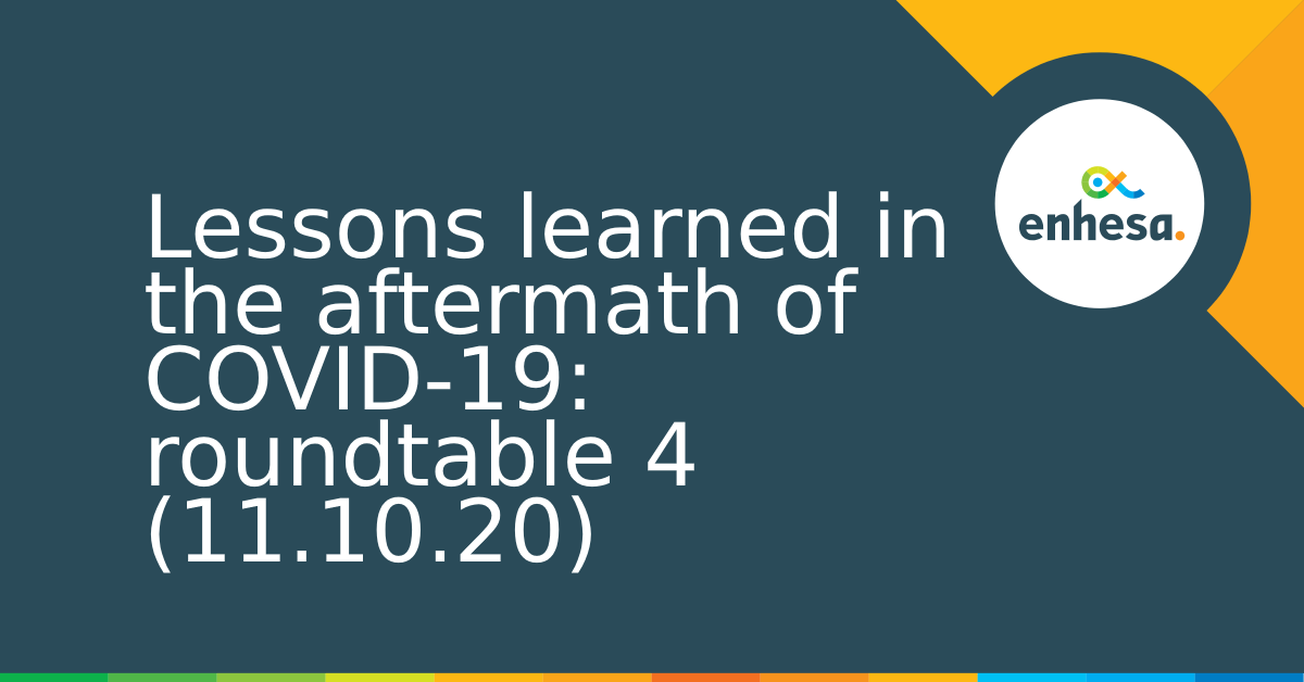 Enhesa's tweet photo. Want lessons from the experts on the aftermath of COVID-19? @Enhesa is participating in the @HSEGlobalSeries virtual event. https://t.co/CePUpoYl6u
#ehs #HSEGlobalSeries https://t.co/PgLeW9EP3k