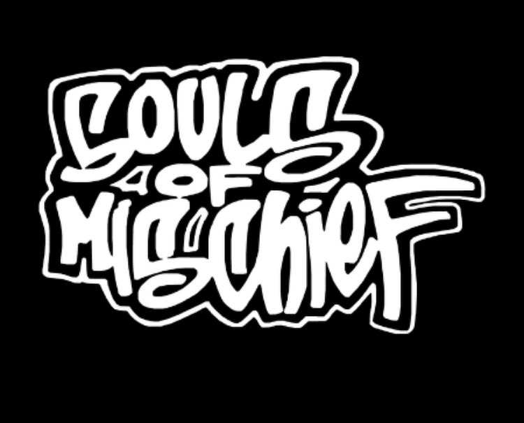 He took inspiration from the album cover as he was also a Graff artist & knew I loved the style.We changed it 2 yrs ago to something more modern But I do miss this old one. Reminds me of our roots on the underground scene. 