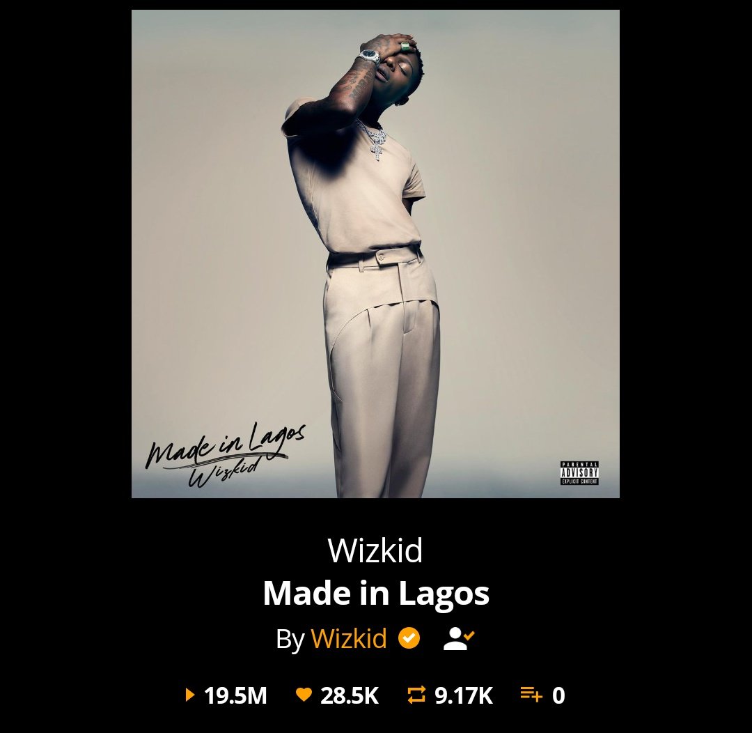 RealTGBillions's tweet photo. Team Audiomack! Can we get 20m before Midnight? #MadeInLagos

50 comments with the hashtag " #MILStreamingParty " (Drop a screenshot) https://t.co/rfDXmB6Eqa