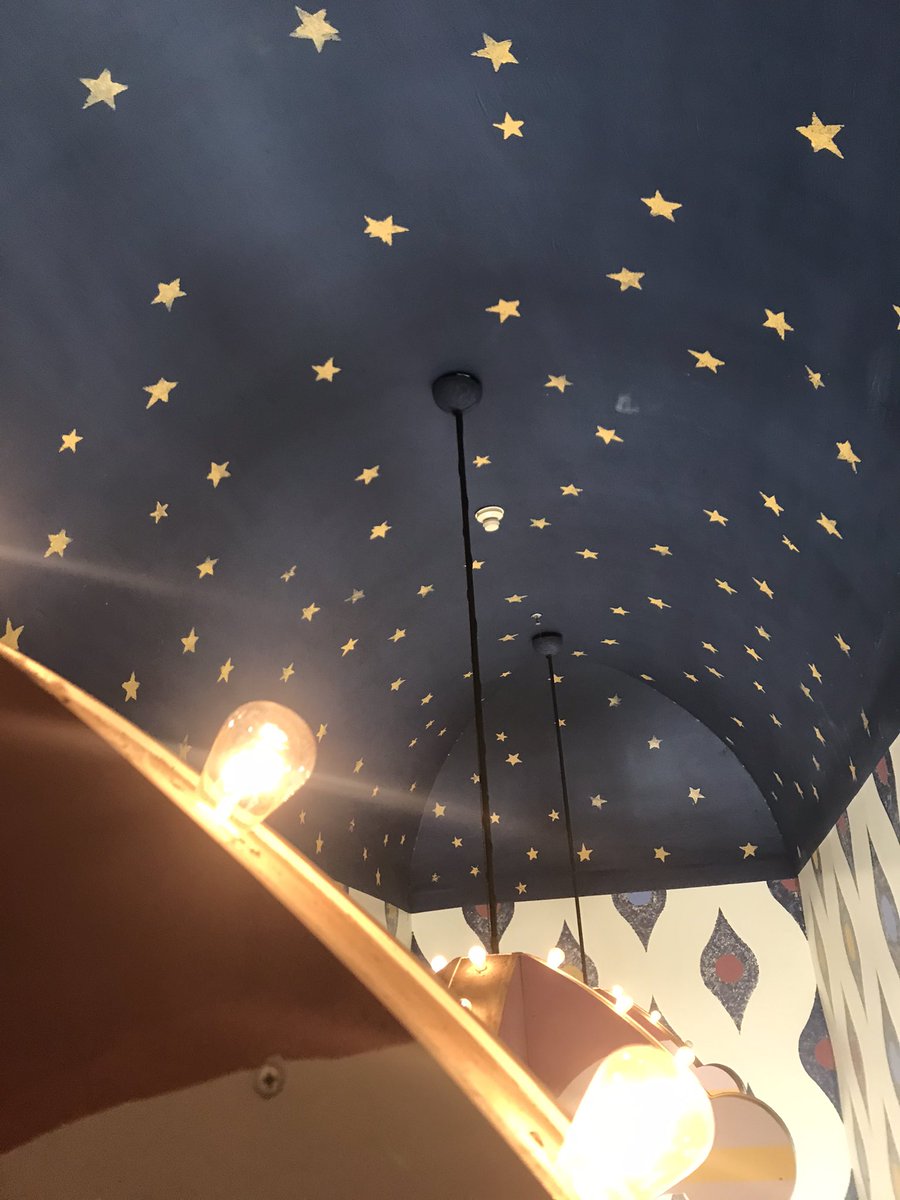jpshenk's tweet photo. Happy Election Day from the star spangled arched ceiling of the @EsquireTheatre ! #kateforcongress #getmitchordietrying https://t.co/IzSxnxdokZ