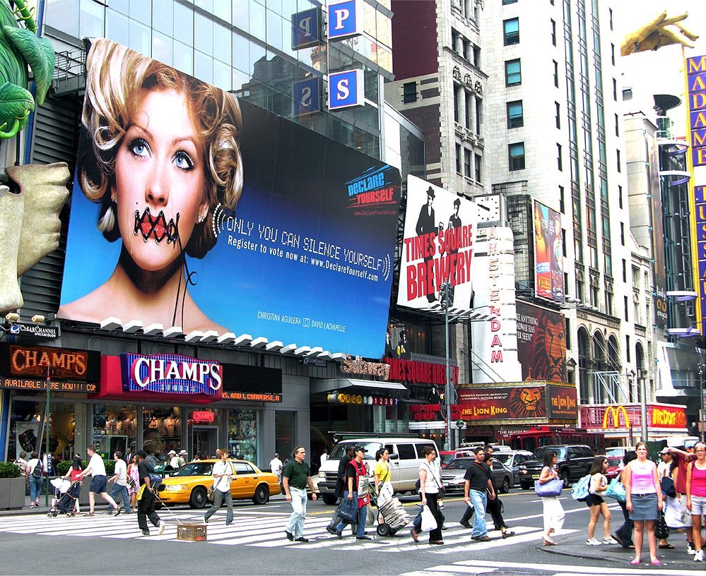 xtinacontent's tweet photo. throwback to Christina Aguilera apart of the #DeclareYourself campaign in 2004 encouraging young people to #VOTE
“Only You Can Silence Yourself”
#2020Election #Vote2020 https://t.co/yKAeMbOl4x
