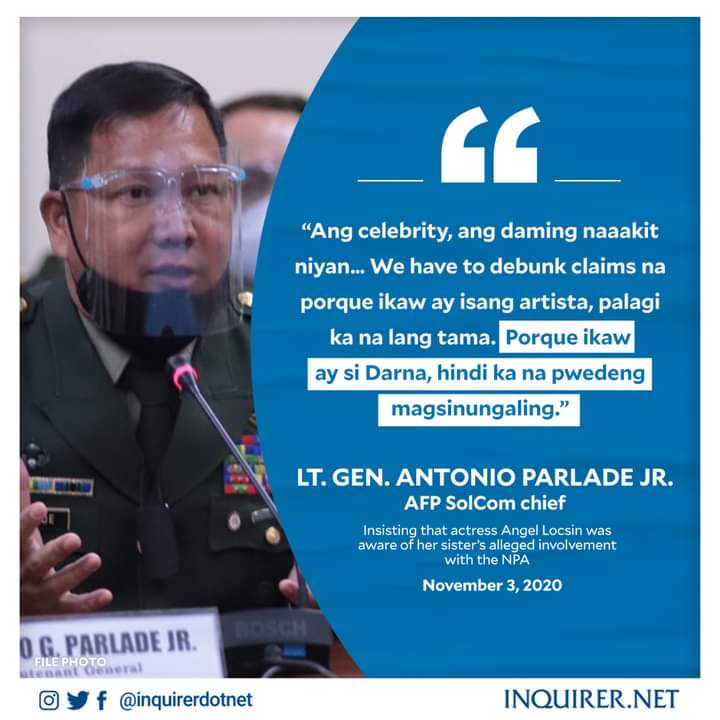 Fatimateamangel's tweet photo. Ang katulad MO ang daming hinanakit we have to debunk claims na porque ikaw ay isang LT. palagi ka nalang tama porque ikaw Si general hindi kana pwedeng mg sinungaling mas bagay diba #westandwithangellocsin ❤
@143redangel https://t.co/dp1Z9Jb8y1