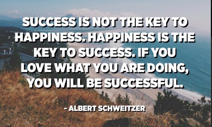 10 STEPS TO SUCCESSWant to know how to become successful?“Success is not the key to happiness. Happiness is the key to success”- Albert Schweitzer// A THREAD  //