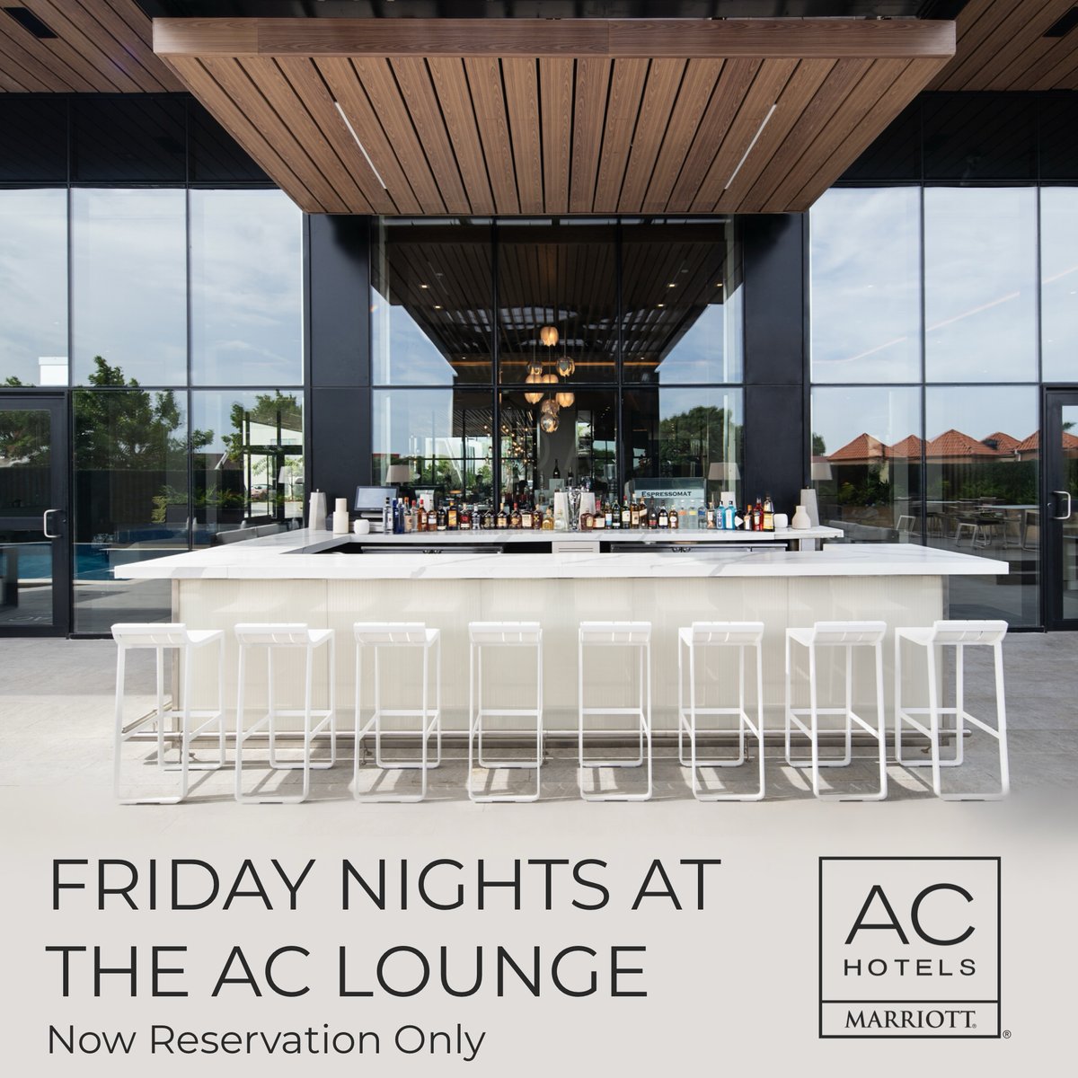 Weekend cocktails are calling. #ACHotelKingston

◽️Call 1-876-750-3000 to make an AC Lounge reservation
◽️Limited availability: Fridays from 4pm to close